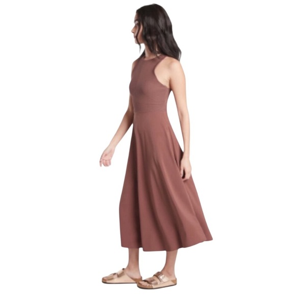 Athleta - Winona Midi Support Dress in Hearth Rose Sz XL - Picture 2 of 9